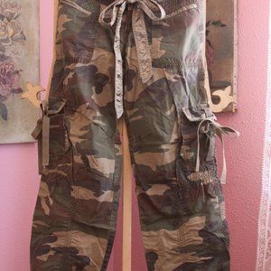 Classic Vintage Abercrombie Y2k Camo Cargo Pants